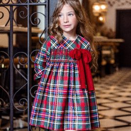 Vestido Niña Cuadro Marilyn Marta y Paula