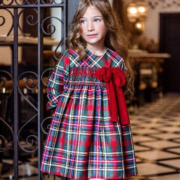 Vestido Niña Cuadro Marilyn Marta y Paula