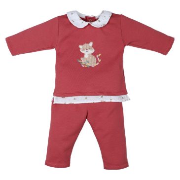 Conjunto Chandal Coral Gato Popys