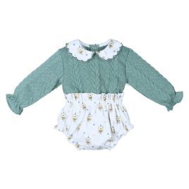 Conjunto Blusa Punto Verde y Ranita