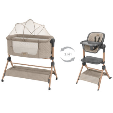 Minicuna Colecho Sleat Me Beige 2 en 1 Convertible