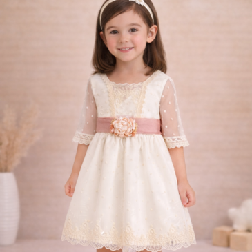 Vestido Ceremonia Claudia Fajin Rosa