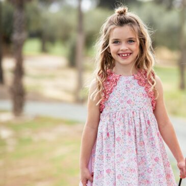 Vestido Infantil Estampado Mayolica Yoedu