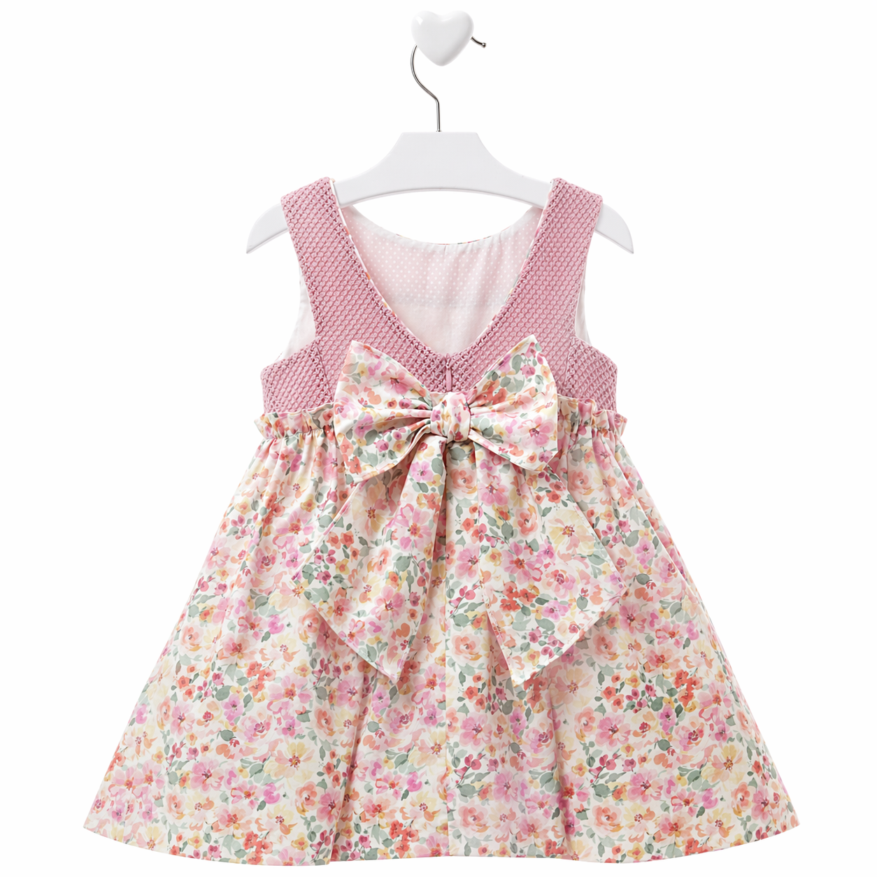 vestido niña Sakura Marta y Paula 0507 espalda lazo