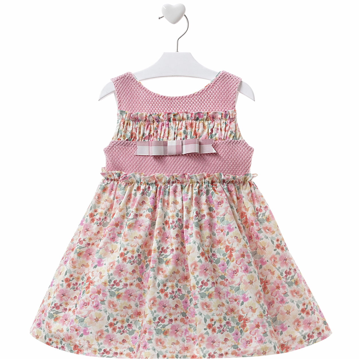 vestido niña floral Sakura Marta y Paula 0507 frontal