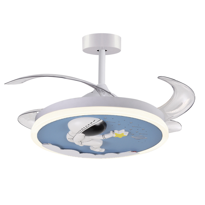 Ventilador Houston aspas retráctiles abiertas