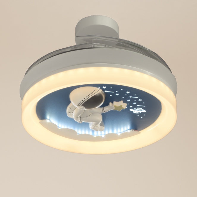 Luz cálida regulable. Ventilador Houston luz cálida