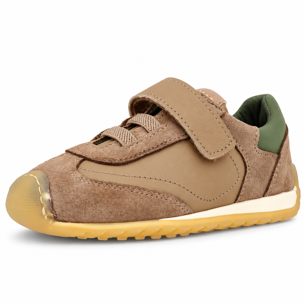 Zapatillas Blanditos Porto Visón con cierre regulable vistas de frente